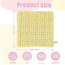 Load image into Gallery viewer, Baby Washcloths - Natural Cotton Baby Wipes - Soft Newborn Face Towel and Washcloth for Sensitive Skin, Registry as Shower, 5 P
