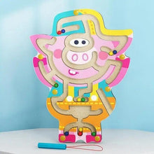 Load image into Gallery viewer, Baby Wooden Toy for Children Magnetic Maze Balance Board Wood game , Maze Puzzle baby Toys  0-12Months
