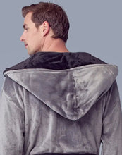 Load image into Gallery viewer, Men’s Robe with Hood – Ultra-Soft Plush Comfort for Everyday Use
