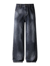 Load image into Gallery viewer, BLACK WASH BAGGY DENIM
