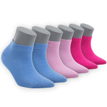 Load image into Gallery viewer, Women’s Bamboo Ankle Socks 6-Pack - 582
