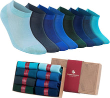 Load image into Gallery viewer, Women’s Bamboo Ankle Socks 8-Pack - 630
