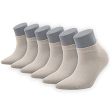 Load image into Gallery viewer, Men's &amp; Women's Bamboo Ankle Socks 6-Pack
