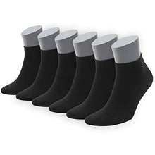 Load image into Gallery viewer, Men's &amp; Women's Bamboo Ankle Socks 6-Pack
