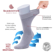 Load image into Gallery viewer, Men’s Bamboo Diabetic Dress &amp; Trouser Socks 6-Pack - 637
