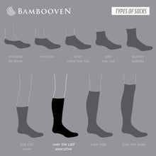 Load image into Gallery viewer, Men’s Bamboo Diabetic Dress &amp; Trouser Socks 6-Pack - 637
