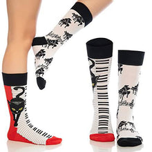Load image into Gallery viewer, Fun Crew Socks for Men and Women – Colorful Cotton Novelty 6-Pack
