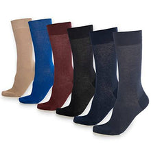 Load image into Gallery viewer, Crew Socks for Men and Women Colorful Cotton 6-Pack - 360
