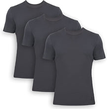 Load image into Gallery viewer, Men's Bamboo Crew Neck Undershirts (3-Pack)
