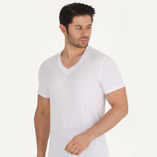 Load image into Gallery viewer, Men's Bamboo V-Neck Undershirt (3 Pack)
