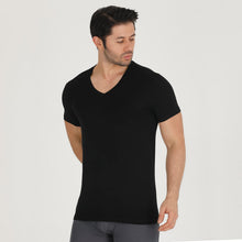 Load image into Gallery viewer, Men's Bamboo V-Neck Undershirt (3 Pack)
