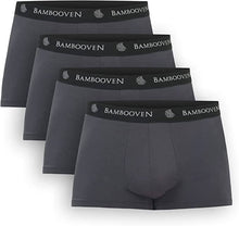 Load image into Gallery viewer, Men’s Bamboo Trunks with Pouch 4-Pack
