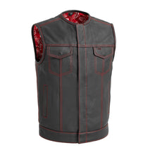 Load image into Gallery viewer, Bandit Men's Leather Motorcycle Vest
