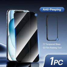 Load image into Gallery viewer, Baseus Tempered Glass for iPhone 16 Pro Max Plus Screen Protector for iPhone 15 14 13 12 11 Pro Max Clear Edge Anti-Peeping Film
