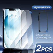 Load image into Gallery viewer, Baseus Tempered Glass for iPhone 16 Pro Max Plus Screen Protector for iPhone 15 14 13 12 11 Pro Max Clear Edge Anti-Peeping Film
