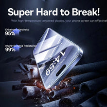 Load image into Gallery viewer, Baseus Tempered Glass for iPhone 16 Pro Max Plus Screen Protector for iPhone 15 14 13 12 11 Pro Max Clear Edge Anti-Peeping Film
