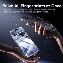 Load image into Gallery viewer, Baseus Tempered Glass for iPhone 16 Pro Max Plus Screen Protector for iPhone 15 14 13 12 11 Pro Max Clear Edge Anti-Peeping Film
