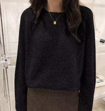 Load image into Gallery viewer, Basic Woolen Loose Round Neck Sweater | For Women (One) - # GIAA23210007
