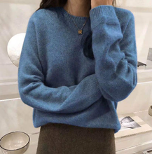 Load image into Gallery viewer, Basic Woolen Loose Round Neck Sweater | For Women (One) - # GIAA23210007

