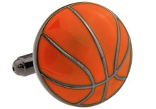 Load image into Gallery viewer, Basketball Cufflinks
