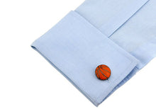Load image into Gallery viewer, Basketball Cufflinks
