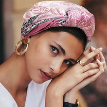 Load image into Gallery viewer, 4-Pack 35” Satin Square Head Scarves – Silk-Feel Neck &amp; Hair Wraps for Women – Lightweight, Versatile &amp; Stylish for Day and Night Use
