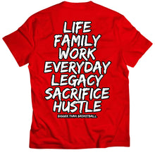 Load image into Gallery viewer, Basketball is Life - T-Shirt - Red
