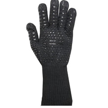 Load image into Gallery viewer, BBQ Gloves High Temperature Resistance Oven Mitts 500 800 Degrees Fireproof Barbecue Heat Insulation Microwave Oven Gloves Silicone Non-Slip Kitchen Cooking Gloves for Barbecue Cooking
