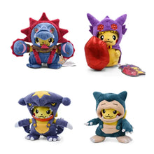 Load image into Gallery viewer, 24 Pcs Pokemon Pikachu Cosplay Toys Charizard Snorlax Garchomp Tyranitar Hydreigon Anime Stuffed Plush Cartoon Peluche Dolls - # BOT&amp;G512610001

