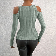 Load image into Gallery viewer, Women's Ribbed Long Sleeve Top
