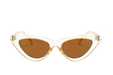 Load image into Gallery viewer, Luxury Modern Cat Eye  Fashion Retro Classic Lady and Woman Sunglasses With Triange Frame  With UV 400 Protection
