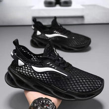 Load image into Gallery viewer, Men's Lace-up Sneakers Mesh Sports Shoes Fashion Hollow-sole Low Top Running Shoes
