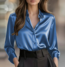 Load image into Gallery viewer, Women’s Spring-Autumn Lapel Button Shirt
