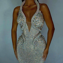 Load image into Gallery viewer, Sexy Sequined Banquet Dress Sheath Trailing Evening Dress
