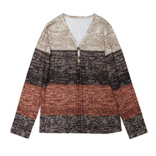 Load image into Gallery viewer, Women's Pullover Color Block Casual Long Sleeved T-shirt
