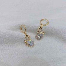 Load image into Gallery viewer, Sweet Rhinestone Swan Earrings for Women - Fashion Jewelry
