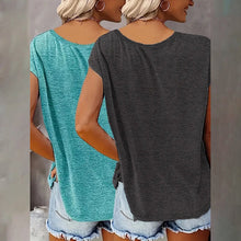 Load image into Gallery viewer, 2-Pack Women's V-Neck Sleeveless Tank Tops – Loose Fit Casual Summer Beach Shirts
