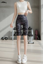 Load image into Gallery viewer, Camouflage Shark Slim-Fit Yoga Pants for Women – Multi-Length Camo Leggings
