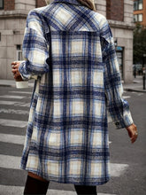 Load image into Gallery viewer, Women’s Plaid Shacket Set – Flannel Shirt Jacket &amp; Distressed Denim Shorts
