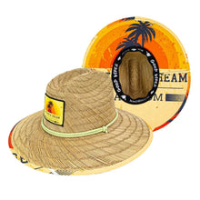 Load image into Gallery viewer, Peter Grimm Beach Bum - Rye Straw Lifeguard Hat
