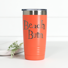 Load image into Gallery viewer, Beach Bum 20 oz Engraved Tumbler

