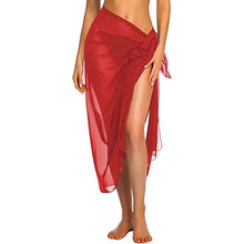 Load image into Gallery viewer, Beachside Bliss Sarong Wraps - Lightweight, Versatile Cover-Up for Effortless Beach Style
