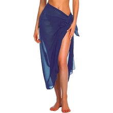 Load image into Gallery viewer, Beachside Bliss Sarong Wraps - Lightweight, Versatile Cover-Up for Effortless Beach Style
