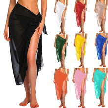 Load image into Gallery viewer, Beachside Bliss Sarong Wraps - Lightweight, Versatile Cover-Up for Effortless Beach Style
