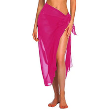 Load image into Gallery viewer, Beachside Bliss Sarong Wraps - Lightweight, Versatile Cover-Up for Effortless Beach Style

