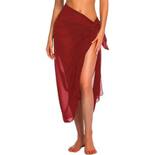 Load image into Gallery viewer, Beachside Bliss Sarong Wraps - Lightweight, Versatile Cover-Up for Effortless Beach Style
