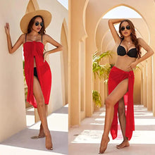 Load image into Gallery viewer, Beachside Bliss Sarong Wraps - Lightweight, Versatile Cover-Up for Effortless Beach Style
