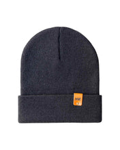Load image into Gallery viewer, HAAKWEAR Beanie Made in USA - Classic Charcoal Black Knit Cuffed Hat
