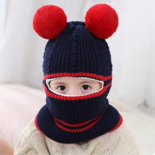 Load image into Gallery viewer, Beanies Baby Hat Pompon Winter Hat For Children Kids Balaclava Cap Knitted For Boys Girls Solid Color Warmer Beanie Caps Kids Winter Pompom Hat Knitted Ski Beanie Hat Double Pompom Beanie Cap for Girls Boys Kids Beanie Winter Hat Baby Kids Infant Toddler

