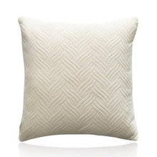 Load image into Gallery viewer, Beautiful Quilted Pillowcase Throw Pillow Covers Home Decor Velvet Square Throw Pillow Covers Decoration Pillow Cushion Sofa Living Room Simple Decorative Cushion Cover 45x45CM
